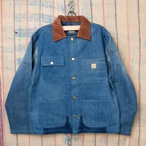 Upcycled carhartt chore jacket